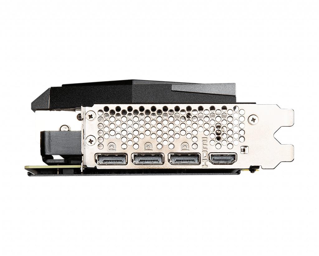 MSI NVIDIA GeForce RTX 3080 | 10GB GDDR6X | 320 bit | PCI Express 4.0 | 1 x HDMI (2.1) | 3 x DP (1.4a) | CUDA | DirectX 12.0 | OpenGL 4.6 | VR | 370W (RTX 3080 GAMING Z TRIO 10G LHR)
