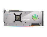 MSI NVIDIA GeForce RTX 3080 Ti | 12GB GDDR6X | 384 bit | PCI Express 4.0 | 1 x HDMI (2.1) | 3 x DP (1.4a) | CUDA | DirectX 12.0 | OpenGL 4.6 | VR | 400W (RTX 3080 TI SUPRIM X 12G)