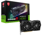 MSI NVIDIA GeForce RTX 4060 | 2475MHz | 8GB GDDR6 | 128 bit | PCI Express 4.0 | 1 x HDMI (2.1a) | 3 x DP (1.4a) | CUDA | DirectX 12 Ultimate | OpenGL 4.6 | 115W (GEFORCE RTX 4060 GAMING X 8G)