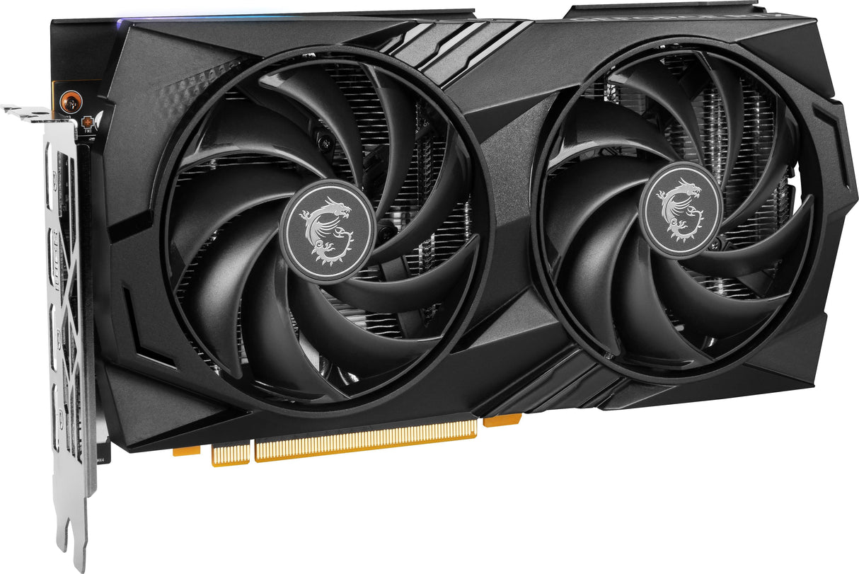 MSI NVIDIA GeForce RTX 4060 | 2475MHz | 8GB GDDR6 | 128 bit | PCI Express 4.0 | 1 x HDMI (2.1a) | 3 x DP (1.4a) | CUDA | DirectX 12 Ultimate | OpenGL 4.6 | 115W (GEFORCE RTX 4060 GAMING X 8G)