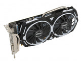 MSI Radeon RX 570 | 1268 MHz | 8GB GDDR5 | 256-bit | DisplayPort x 3 | DL-DVI-D | 150 W | 246 x 130 x 39 mm | 622 g (RADEON RX570 ARMOR 8G OC)