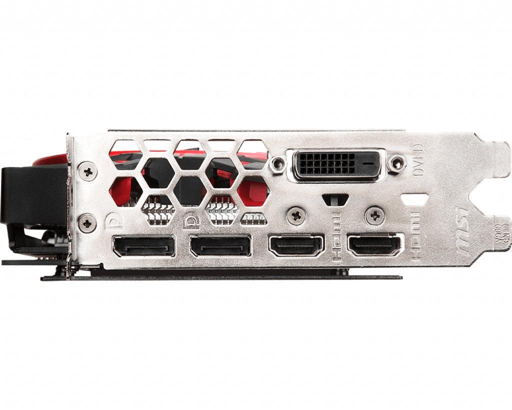 MSI Radeon RX 570 | 8GB GDDR5 | 256-bit | DisplayPort x 2 x 2 | DL-DVI-D | 150 W | 270 x 130 x 40 mm | 892 g (RADEON RX 570 ARMOR MK II 8G OC)