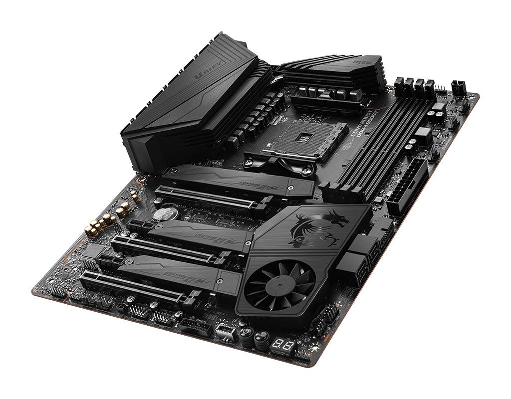 MSI Socket AM4 | AMD X570 Chipset | 4 x DDR4-SDRAM up to 128GB | 1 x RJ-45 | 4 x SATA III | 3 x M.2(M) | UEFI AMI | ATX (MEG X570 UNIFY)