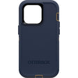 OtterBox Defender Series for Apple iPhone 14 Pro, Blue Suede Shoes