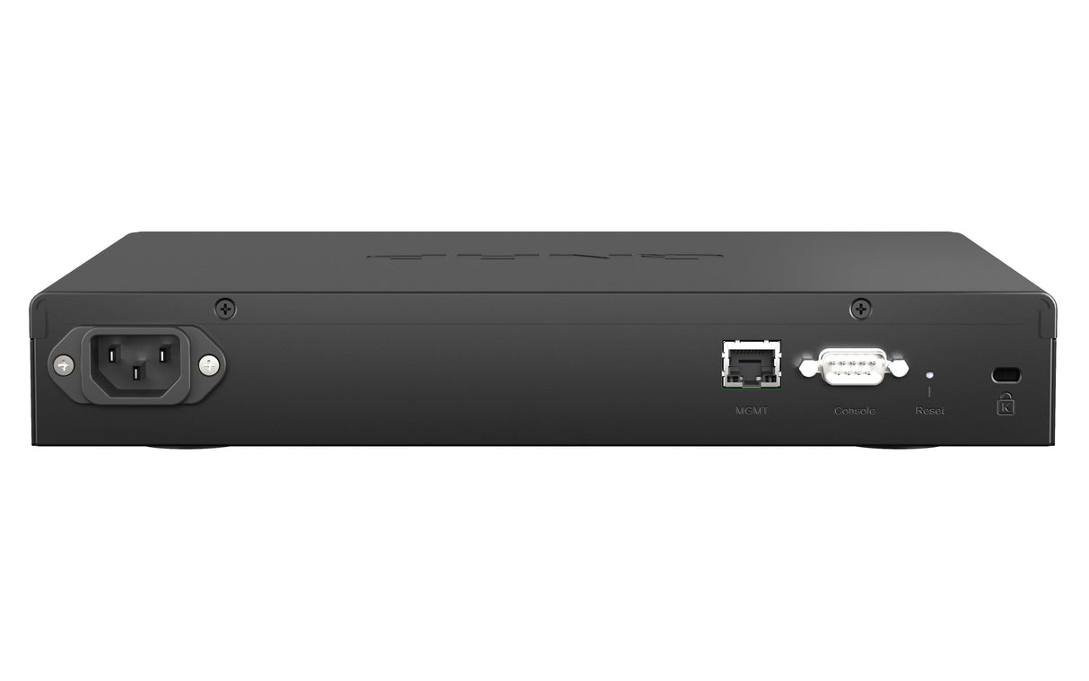 QNAP 16x 25GbE SFP28 | 1x 10GbE RJ45 | Web Managed | 100-240VAC | 50|60 Hz | 2.15 kg (QSW-M5216-1T)