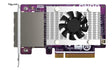 QNAP 16x SATA | 4x SFF-8644 | PCIe Gen3 x8 (64Gbps) | 117.72 x 68.9 x 18.26 mm (QXP-1600ES-A1164)