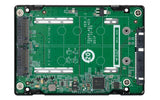 QNAP 2 x M.2 2280 SATA 6Gbps SSD | RAID 0|1 | 100.5 x 69.9 x 9.5 mm | 0.1 kg (QDA-A2MAR)
