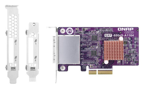 QNAP 2x SFF-8088 | Asmedia ASM1164 | 8x SATA | PCIe Gen3 x4 (QXP-800ES-A1164)