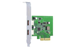 QNAP 2x USB 3.2 A | PCIe x2 2.0 | 89.65x68.9x14 mm (QXP-10G2U3A)