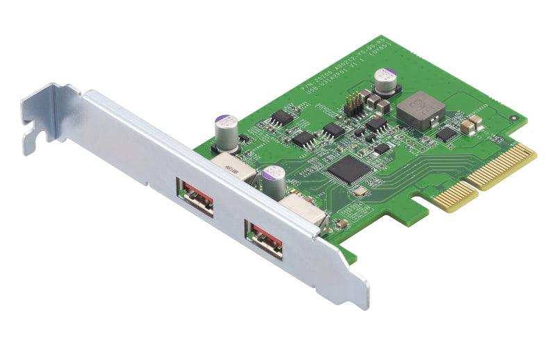 QNAP 2x USB 3.2 A | PCIe x2 2.0 | 89.65x68.9x14 mm (QXP-10G2U3A)
