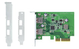 QNAP 2x USB 3.2 A | PCIe x2 2.0 | 89.65x68.9x14 mm (QXP-10G2U3A)