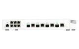 QNAP 4 x SFP+|RJ45 | 6 x RJ-45 | Web | 16K | 110Gbps | 1.15 kg (QSW-M2106-4C)