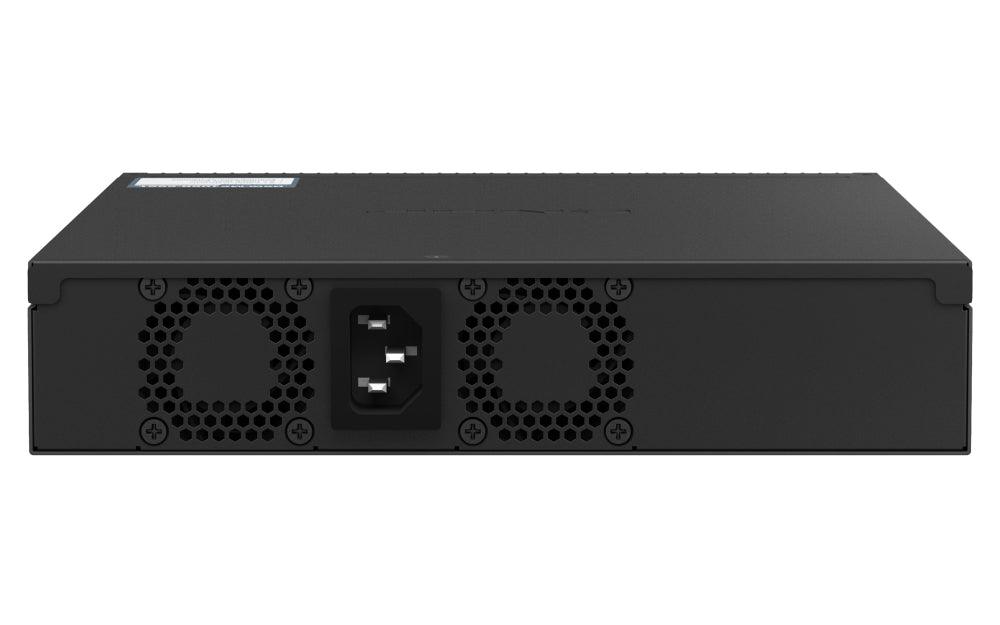 QNAP 6 port 2.5Gbps | 2 ports 10GbE SFP+ | 2 ports 10GbE RJ45 | web managed switch | half-rackmount design | 2 Years WTY (QSW-M2106R-2S2T)
