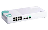 QNAP 8x RJ-45 1GbE | 3x 10GbE SFP+ | Unmanaged | 100-240 VAC | 50|60 Hz | 0.74 kg (QSW-308S)