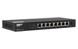 QNAP 8x RJ-45 2.5GbE | Unmanaged | 12V DC | 1.5 A | 27 x 240 x 105 mm | 0.639 kg (QSW-1108-8T)