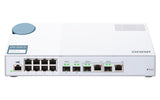 QNAP 8x RJ45 1GbE | 2x 10GbE SFP+|RJ45 Combo | 2x 10GbE SFP+ | Web Managed | 100-240VAC | 50|60 Hz | 1.15 kg (QSW-M408-2C)