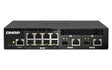 QNAP 8x RJ45 2.5GbE | 2x 10GbE SFP+|RJ45 Combo | Web Managed | 100-240VAC | 50|60 Hz | 43.3 x 207 x 199.5 mm | 1.2 kg (QSW-M2108R-2C)