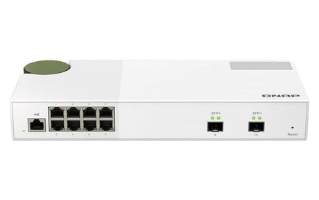 QNAP 8x RJ45 2.5GbE | 8x 10GbE SFP+ | Web Managed | 12V DC | 1.12 kg (QSW-M2108-2S)