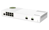 QNAP 8x RJ45 2.5GbE | 8x 10GbE SFP+ | Web Managed | 12V DC | 1.12 kg (QSW-M2108-2S)