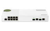 QNAP 8x RJ45 2.5GbE | 8x 10GbE SFP+|RJ45 Combo | Web Managed | 12V DC | 1.12 kg (QSW-M2108-2C)