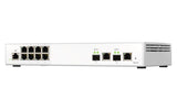 QNAP 8x RJ45 2.5GbE | 8x 10GbE SFP+|RJ45 Combo | Web Managed | 12V DC | 1.12 kg (QSW-M2108-2C)