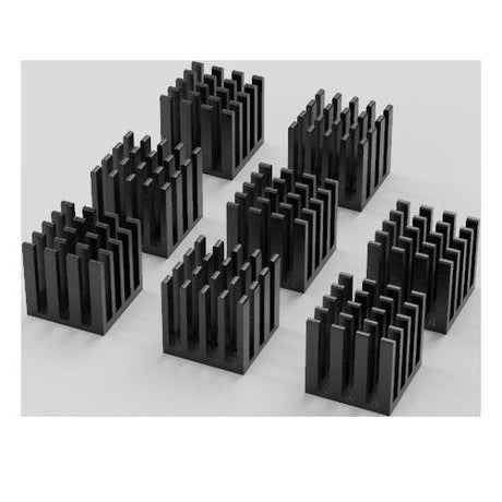 QNAP Heatsink for M.2 SSD Module | 15*15mm | Black | Self adhesive.8 PCS (HS-M2SSD-06)