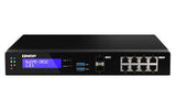 QNAP Intel Atom C3558R 4-core 2.4 GHz | 8GB DDR4 2400MHz Non-ECC UDIMM | 8 x RJ-45 | 2 x SFP+ | 2 x M.2 | USB (QUCPE-3032-C3558R-8G)