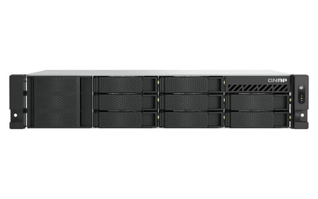 QNAP Intel Atom C5125 8-core processor | 2.8GHz | 64-bit x86 | 8 GB DDR4 | Flash Memory 5GB | Hot-swap | 2.5G|1G|100M | 2U | 250W PSU | 100 - 240V | Black (TS-855EU-8G)