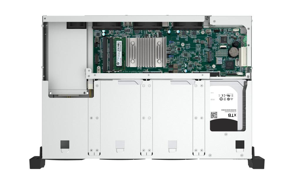 QNAP Intel Atom C5125 8-core processor | 2.8GHz | 64-bit x86 | 8 GB DDR4 | Flash Memory 5GB | Hot-swap | 2.5G|1G|100M | 2U | 250W PSU | 100 - 240V | Black (TS-855EU-8G)
