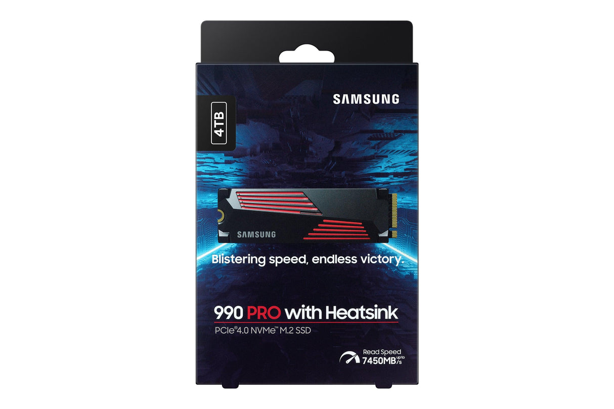 SAMSUNG 4 TB | V-NAND TLC | PCIe Gen 4.0 x4 | NVMe 2.0 | M.2 (2280) | 28 g (MZ-V9P4T0CW)