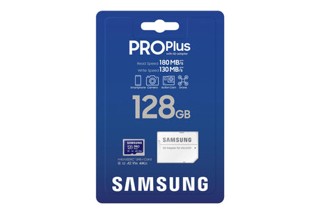 SAMSUNG PRO Plus microSD Card 128GB (MB-MD128SA/APC)