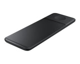 SAMSUNG Wireless Charger Trio | USB Type-C | Black (EP-P6300TBEGAU)