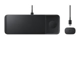 SAMSUNG Wireless Charger Trio | USB Type-C | Black (EP-P6300TBEGAU)