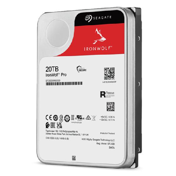 SEAGATE 20 TB | SATA 6Gb|s | 26.11 x 101.85 x 146.99 mm | 670 g (ST20000NT001)