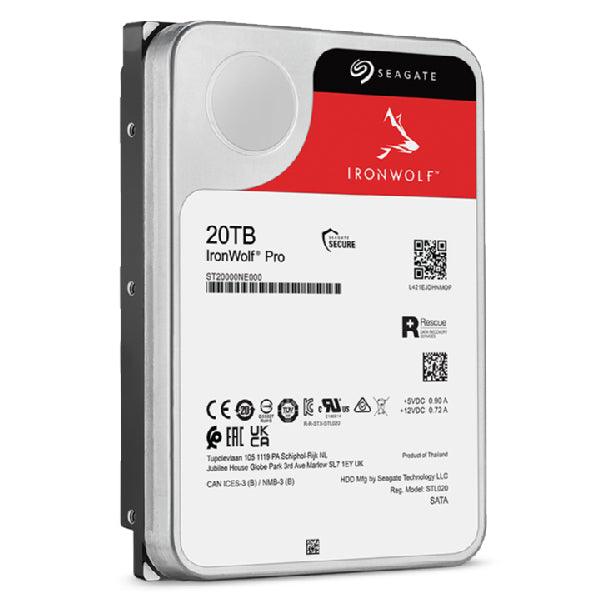 SEAGATE 20 TB | SATA 6Gb|s | 26.11 x 101.85 x 146.99 mm | 670 g (ST20000NT001)