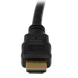 STARTECH 0.3m 1ft Short High Speed HDMI Cable - Ultra HD 4k x 2k HDMI Cable - HDMI M|M - 30cm HDMI 1.4 Cable - Audio|Video Gold-Plated (HDMM30CM)