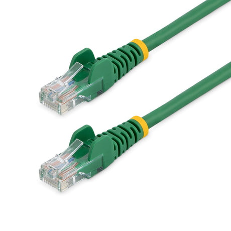 STARTECH 0.5m Green Cat5e Patch Cable with Snagless RJ45 Connectors - Short Ethernet Cable - 0.5 m Cat 5e UTP Cable (45PAT50CMGN) (45PAT50CMGN)