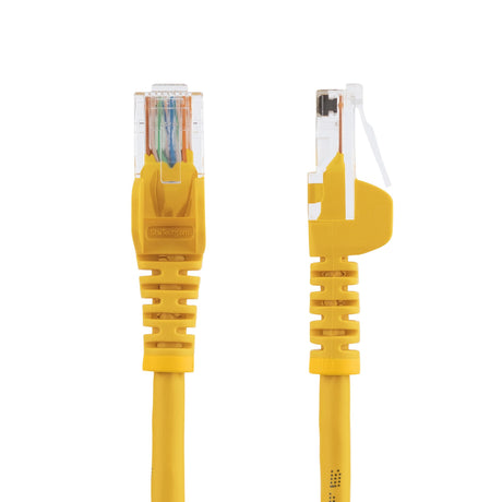 STARTECH 0.5m Yellow Cat5e Patch Cable with Snagless RJ45 Connectors - Short Ethernet Cable - 0.5 m Cat 5e UTP Cable (45PAT50CMYL) (45PAT50CMYL)