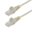 STARTECH 1.5 m CAT6 Cable - Slim - Snagless RJ45 Connectors - Grey (N6PAT150CMGRS)