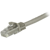 STARTECH 1.5m CAT6 Ethernet Cable - Grey CAT 6 Gigabit Ethernet Wire -650MHz 100W PoE RJ45 UTP Network|Patch Cord Snagless w|Strain Relief Fluke Tested|Wiring is UL Certified|TIA (N6PATC150CMGR) (N6PATC150CMGR)