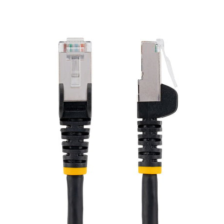 STARTECH 1.5m CAT6a Ethernet Cable - Low Smoke Zero Halogen (LSZH) - 10 Gigabit 500MHz 100W PoE RJ45 S|FTP Black Network Patch Cord Snagless w|Strain Relief (NLBK-150-CAT6A-PATCH) (NLBK-150-CAT6A-PATCH)