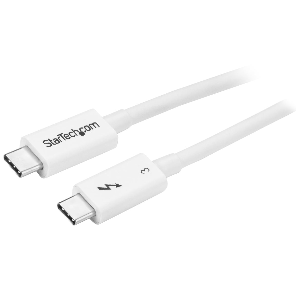 STARTECH 1.6ft (50cm) Passive Thunderbolt 3 Cable | 40Gbps | 100W PD | 4K|5K Video | Thunderbolt Cable | Compatible with USB4|DP Alt Mode | Thunderbolt 4 | USB 3.2|Type-C (TBLT34MM50CW) (TBLT34MM50CW)
