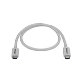 STARTECH 1.6ft (50cm) Passive Thunderbolt 3 Cable | 40Gbps | 100W PD | 4K|5K Video | Thunderbolt Cable | Compatible with USB4|DP Alt Mode | Thunderbolt 4 | USB 3.2|Type-C (TBLT34MM50CW) (TBLT34MM50CW)
