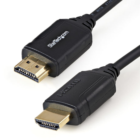 STARTECH 1.6ft (50cm) Premium Certified HDMI 2.0 Cable with Ethernet - High Speed Ultra HD 4K 60Hz HDMI Cable HDR10 - HDMI Cord (Male|Male Connectors) - For UHD Monitors | TVs | Displays (HDMM50CMP) (HDMM50CMP)