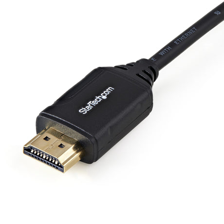 STARTECH 1.6ft (50cm) Premium Certified HDMI 2.0 Cable with Ethernet - High Speed Ultra HD 4K 60Hz HDMI Cable HDR10 - HDMI Cord (Male|Male Connectors) - For UHD Monitors | TVs | Displays (HDMM50CMP) (HDMM50CMP)