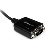 STARTECH 1 ft. USB to Serial Adapter DB9 with COM Retention - FTDI USB to Serial RS232 Adapter - USB Serial Adapter - 1-Port (ICUSB232PRO)