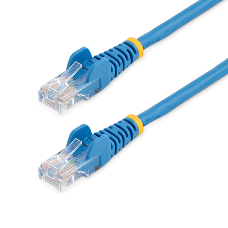 STARTECH 1 m Blue Cat5e Snagless RJ45 UTP Patch Cable - 1m Patch Cord - Ethernet Patch Cable - RJ45 Male to Male Cat 5e Cable (45PAT1MBL) (45PAT1MBL)