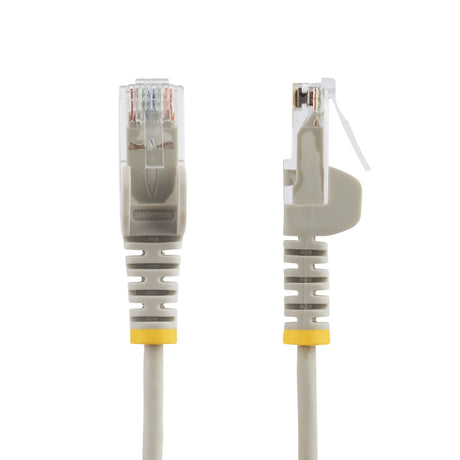 STARTECH 1 m CAT6 Cable - Slim - Snagless RJ45 Connectors - Grey (N6PAT100CMGRS)