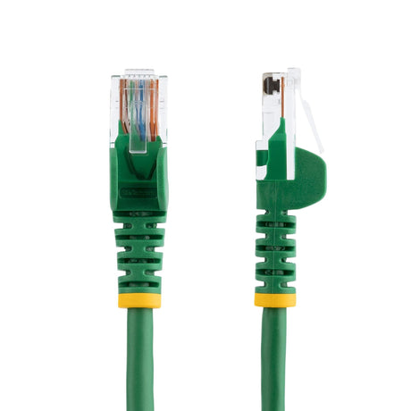 STARTECH 1 m Green Cat5e Snagless RJ45 UTP Patch Cable - 1m Patch Cord - Ethernet Patch Cable - RJ45 Male to Male Cat 5e Cable (45PAT1MGN) (45PAT1MGN)