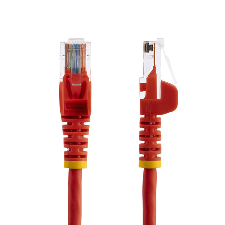 STARTECH 1 m Red Cat5e Snagless RJ45 UTP Patch Cable - 1m Patch Cord - Ethernet Patch Cable - RJ45 Male to Male Cat 5e Cable (45PAT1MRD) (45PAT1MRD)